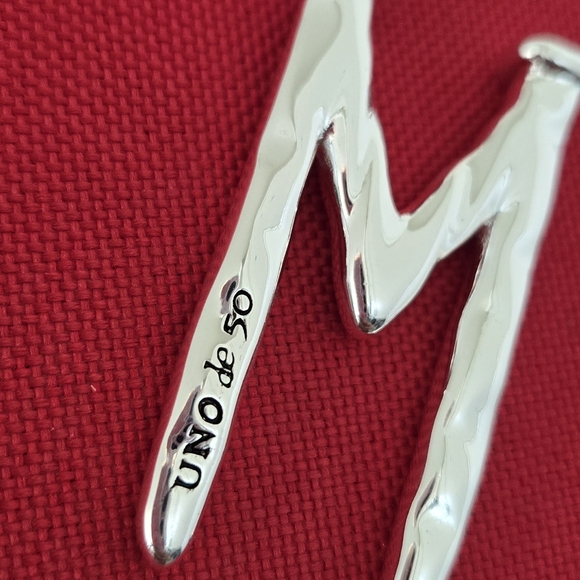 Uno de 50 • Initial M • Silver plated • Large - Picture 12 of 12